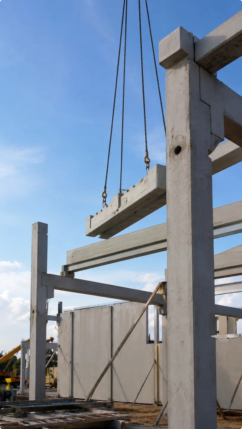 Structuri din beton prefabricat